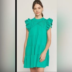 EUC entro Green Dress